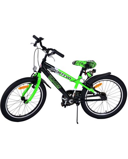 Volare Sportivo Kinderfiets - Jongens - 20 inch - Groen - Twee handremmen