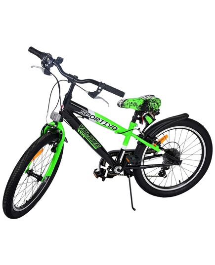 Volare Sportivo Kinderfiets - Jongens - 20 inch - Groen - 7 versnellingen
