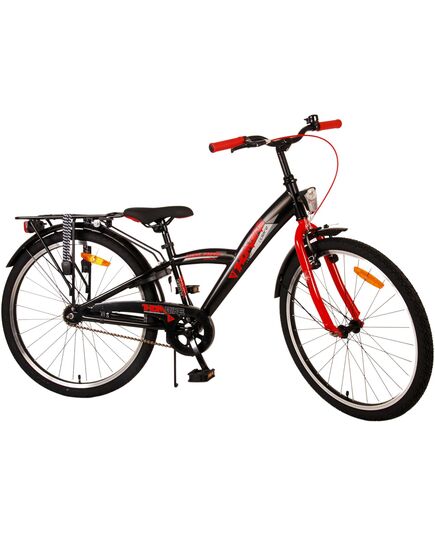 Volare Thombike Kinderfiets - Jongens - 24 inch - Zwart Rood