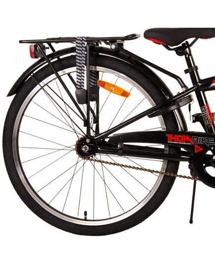 Volare Thombike Kinderfiets - Jongens - 24 inch - Zwart Rood