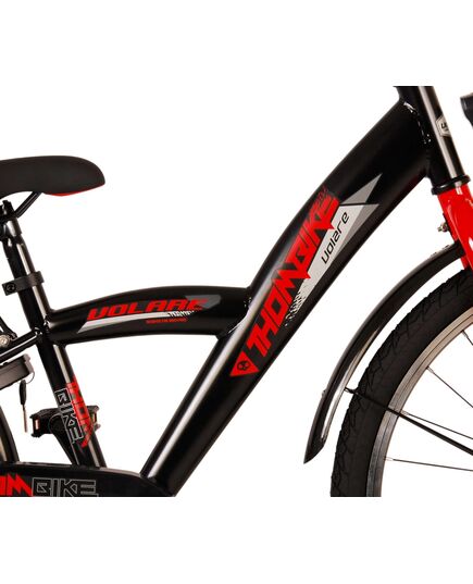 Volare Thombike Kinderfiets - Jongens - 24 inch - Zwart Rood