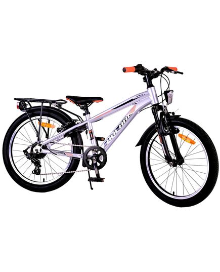 Volare Cross Kinderfiets - Jongens - 20 inch - Zilver , 6 versnellingen
