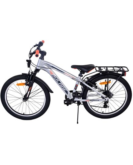 Volare Cross Kinderfiets - Jongens - 20 inch - Zilver , 6 versnellingen