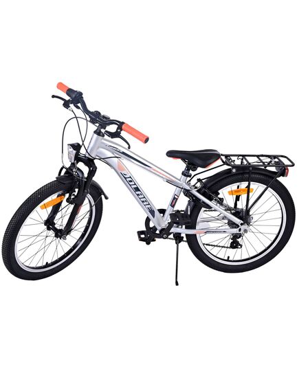 Volare Cross Kinderfiets - Jongens - 20 inch - Zilver , 6 versnellingen