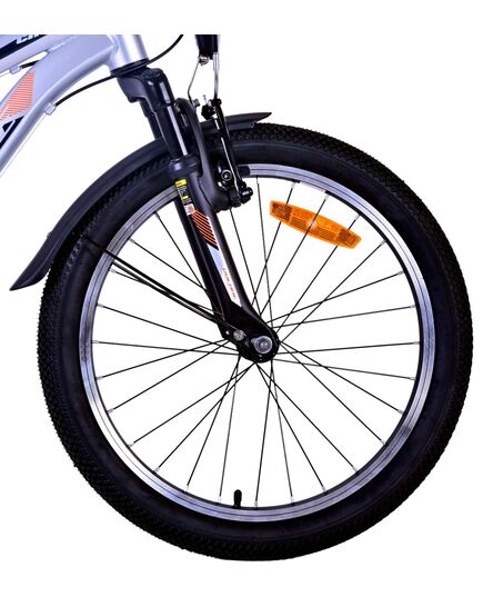 Volare Cross Kinderfiets - Jongens - 20 inch - Zilver , 6 versnellingen
