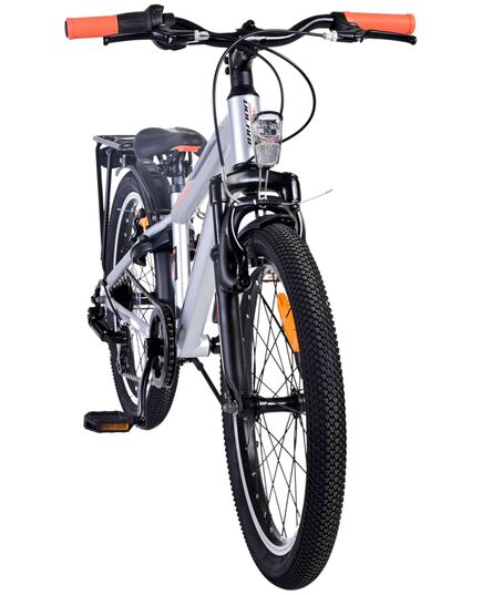 Volare Cross Kinderfiets - Jongens - 20 inch - Zilver , 6 versnellingen