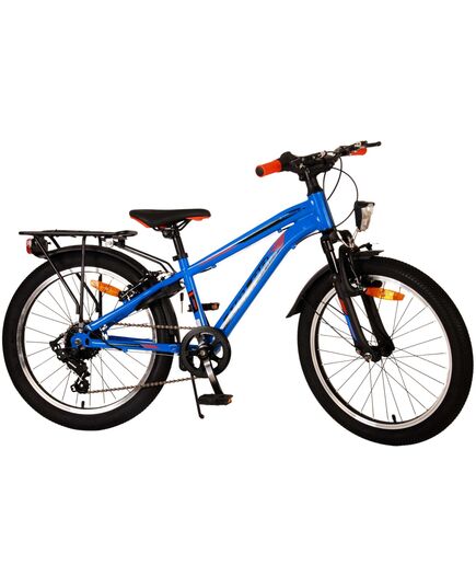 Volare Cross Kinderfiets - Jongens - 20 inch - Blauw - 6 versnellingen