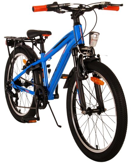 Volare Cross Kinderfiets - Jongens - 20 inch - Blauw - 6 versnellingen