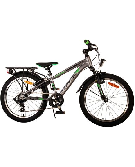 Volare Cross Kinderfiets - Jongens - 20 inch - donker Grijs, 6 versnellingen