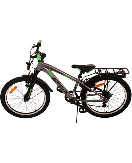 Volare Cross Kinderfiets - Jongens - 20 inch - donker Grijs, 6 versnellingen