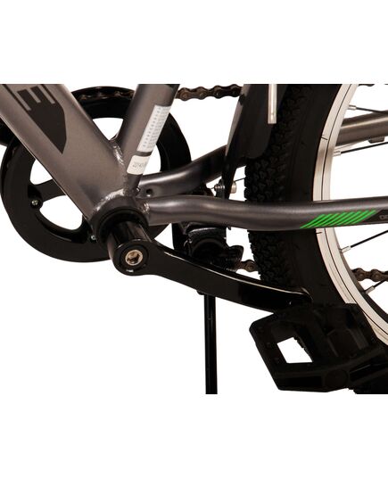 Volare Cross Kinderfiets - Jongens - 20 inch - donker Grijs, 6 versnellingen