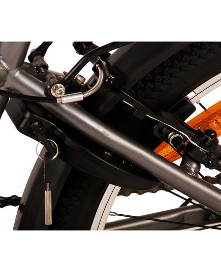 Volare Cross Kinderfiets - Jongens - 20 inch - donker Grijs, 6 versnellingen