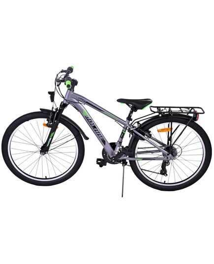 Volare Cross Kinderfiets - Jongens - 24 inch - donker Grijs - 18 versnellingen