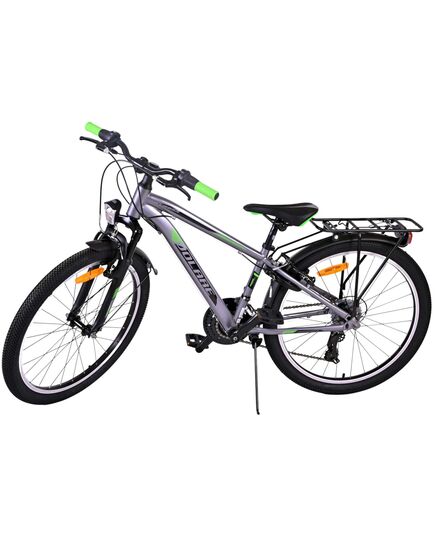 Volare Cross Kinderfiets - Jongens - 24 inch - donker Grijs - 18 versnellingen