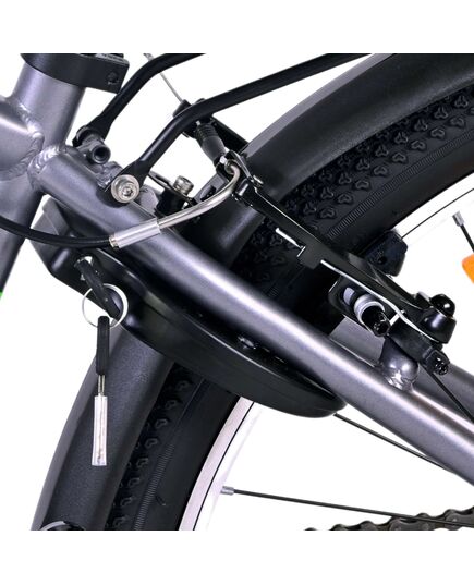 Volare Cross Kinderfiets - Jongens - 24 inch - donker Grijs - 18 versnellingen