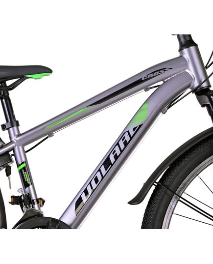 Volare Cross Kinderfiets - Jongens - 24 inch - donker Grijs - 18 versnellingen