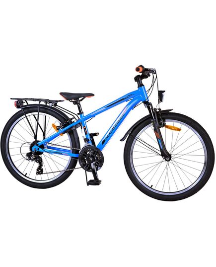 Volare Cross Kinderfiets - Jongens - 24 inch - Blauw - 18 versnellingen