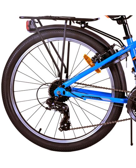 Volare Cross Kinderfiets - Jongens - 24 inch - Blauw - 18 versnellingen