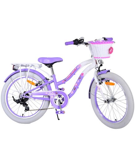 Volare Lovely Kinderfiets - Meisjes - 20 inch - Paars - 6 versnellingen