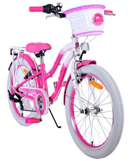 Volare Lovely Kinderfiets - Meisjes - 20 inch - Roze - 6 versnellingen
