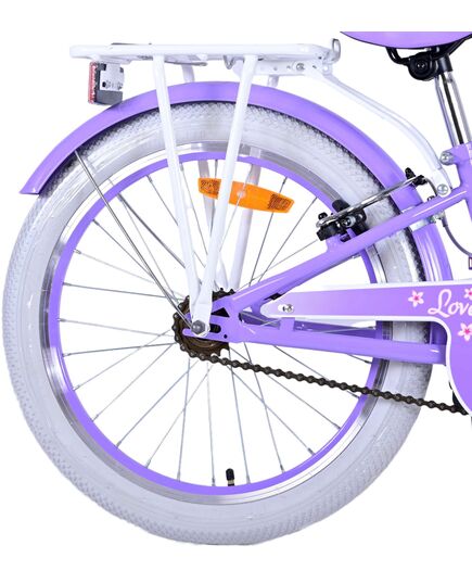 Volare Lovely Kinderfiets - Meisjes - 20 inch - Paars - Twee handremmen