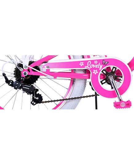 Volare Lovely Kinderfiets - Meisjes - 20 inch - Roze - 6 versnellingen