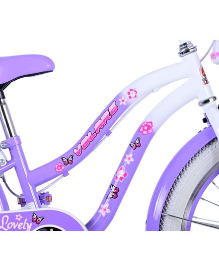 Volare Lovely Kinderfiets - Meisjes - 20 inch - Paars - Twee handremmen