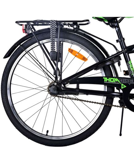 Volare Thombike Kinderfiets - Jongens - 24 inch - Groen Zwart - 3 versnellingen