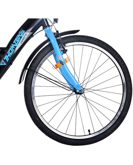 Volare Thombike Kinderfiets - Jongens - 24 inch - Zwart Blauw - 3 versnellingen