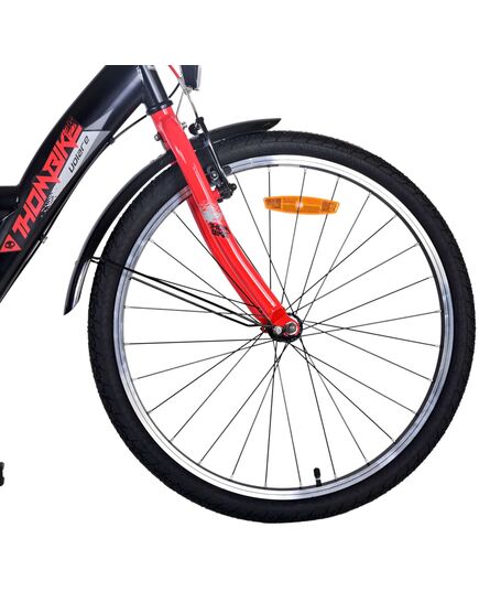 Volare Thombike Kinderfiets - Jongens - 24 inch - Rood - 3 versnellingen