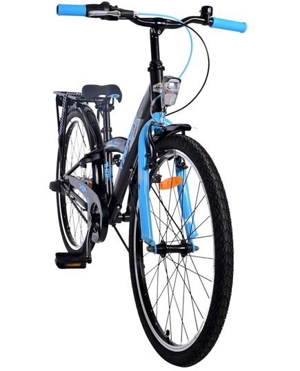 Volare Thombike Kinderfiets - Jongens - 24 inch - Zwart Blauw - 3 versnellingen