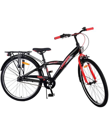 Volare Thombike Kinderfiets - Jongens - 26 inch - Zwart Rood - 3 versnellingen