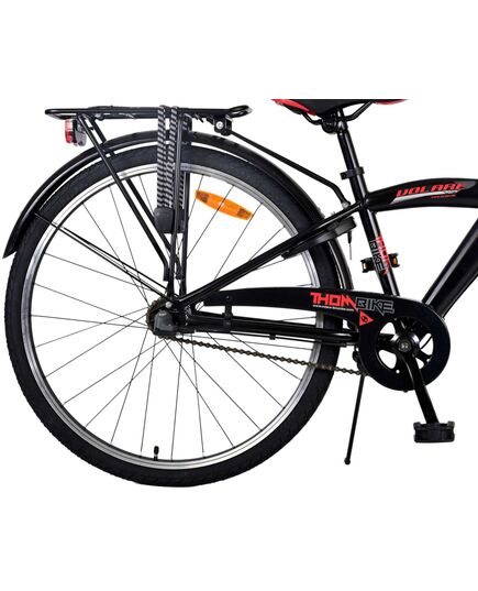 Volare Thombike Kinderfiets - Jongens - 26 inch - Zwart Rood - 3 versnellingen