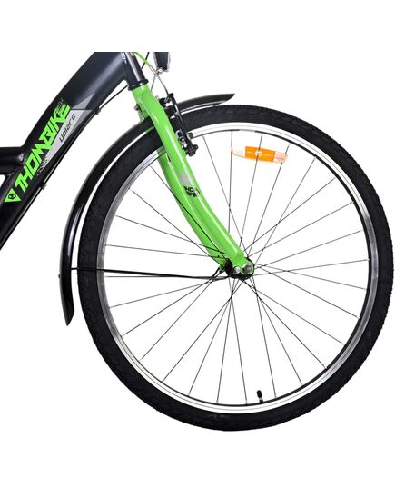 Volare Thombike Kinderfiets - Jongens - 26 inch - Zwart Groen - 3 versnellingen