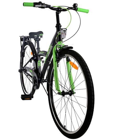 Volare Thombike Kinderfiets - Jongens - 26 inch - Zwart Groen - 3 versnellingen