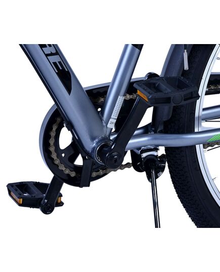 Volare Cross Kinderfiets - Jongens - 24 inch - donker Grijs- 3 versnellingen