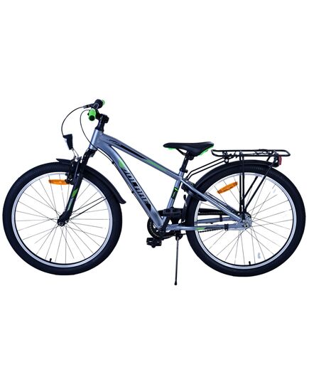 Volare Cross Kinderfiets - Jongens - 24 inch - donker Grijs- 3 versnellingen
