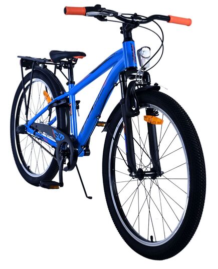 Volare Cross Kinderfiets - Jongens - 24 inch - Blauw - 3 versnellingen
