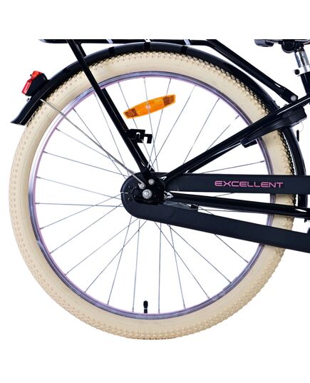 Volare Excellent Kinderfiets - Meisjes - 24 inch - Zwart