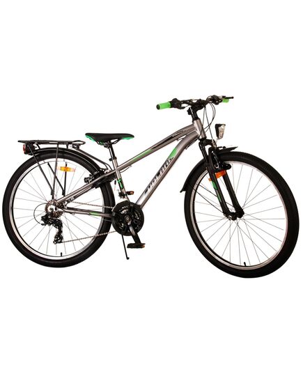 Volare Cross Kinderfiets - Jongens - 26 inch - Grijs 18 versnellingen
