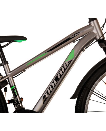 Volare Cross Kinderfiets - Jongens - 26 inch - Grijs 18 versnellingen