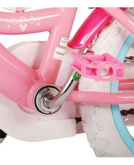 Disney Princess Kinderfiets - Meisjes - 14 inch - Roze - Twee handremmen