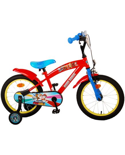 Paw Patrol Kinderfahrrad – Jungen – 16 Zoll – Rot Blau