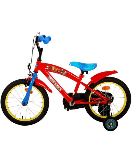 Paw Patrol Kinderfahrrad – Jungen – 16 Zoll – Rot Blau