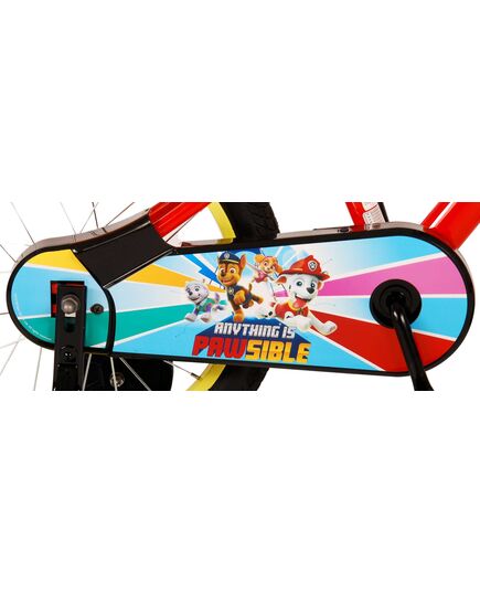 Paw Patrol Kinderfahrrad – Jungen – 16 Zoll – Rot Blau