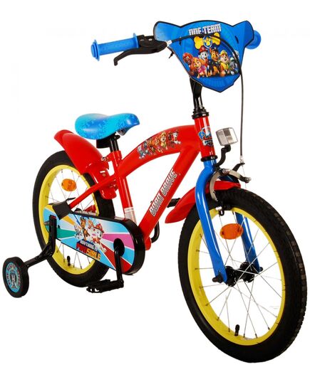 Paw Patrol Kinderfahrrad – Jungen – 16 Zoll – Rot Blau
