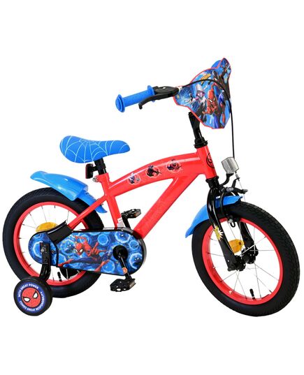 Marvel Spider-Man Kinderfiets - Jongens - 14 inch - Rood/Blauw