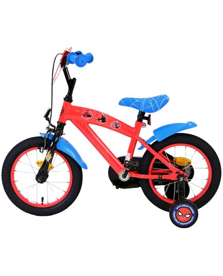 Marvel Spider-Man Kinderfiets - Jongens - 14 inch - Rood/Blauw