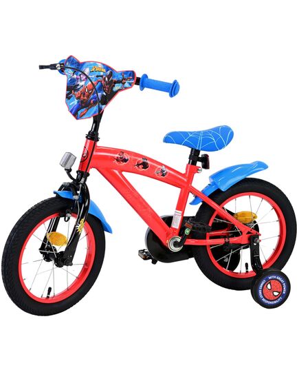 Marvel Spider-Man Kinderfiets - Jongens - 14 inch - Rood/Blauw