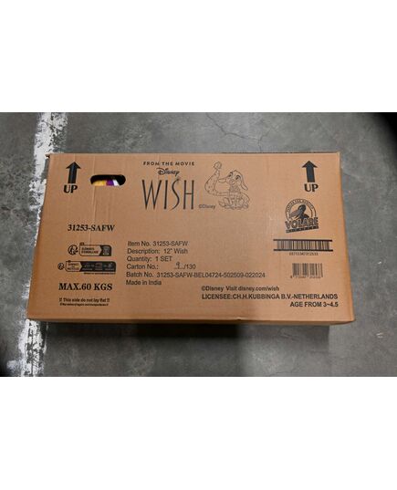 Disney Wish Kinderfiets - Meisjes - 12 inch - Paars - Twee Handremmen